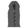 All Black Male Masturbator Masturbateur souple ABM02 E-Boy 16cm